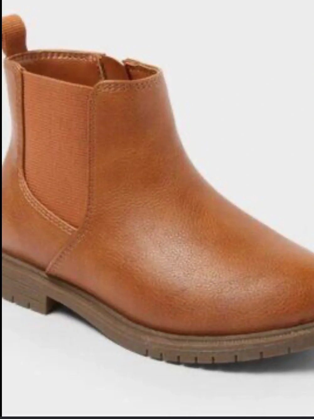 Cat & Jack NewTanner Pull-On Chelsea Boots for Kids- Color Cognac
